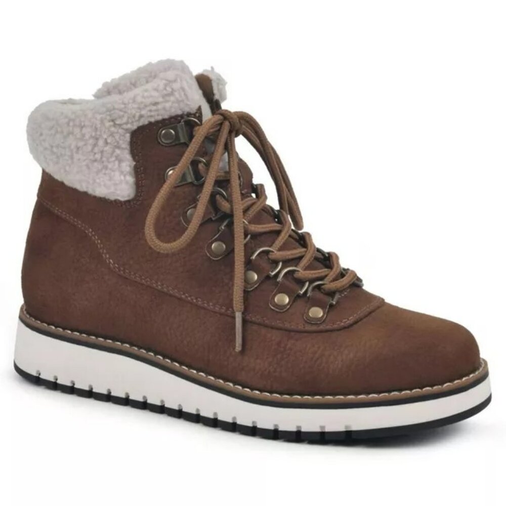 White Mountain Women's Winter Boots Tobacco Size 7.5W - New In Box